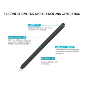 Funda de silicona Funda ultrafina Funda de una pieza Funda de piel Compatibilidad Carga inalámbrica para Apple Pencil 2nd - Product Image 2