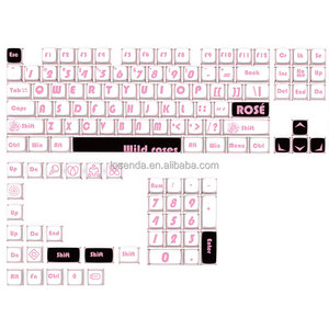 คีย์บอร์ดเกม PBT ลายกุหลาบ125แบบกลไกสำหรับ MX-Stem สวิตช์คีย์บอร์ด - Product Image 5