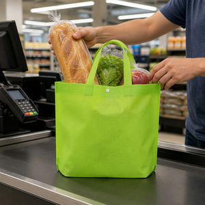 Sac fourre-tout non tissé uni Richer Fujian, réutilisable pour les courses, impression par sublimation de logo personnalisé, vente en gros, boutique, commerce de détail - Product Image 5