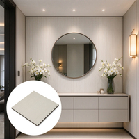 Panneaux muraux intérieurs en PVC ignifuge et imperméable, texture cristal de carbone, style européen, avec installation sur site