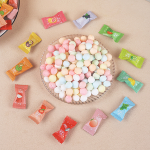 Dulces sin azúcar Vitamina C White Peach Mint Beads Bulk Ball Shape Caramelos Readymade Caramelos - Product Image 2