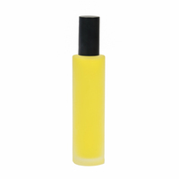 Mode baru 100ml bening buram kosong silinder bentuk bulat tubuh Serum Rambut minyak esensial botol kaca kosmetik pencetakan layar