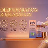 Roll-on de massage corporel à l'huile de rose, hydratant et nourrissant, avec effet scintillant et parfum naturel