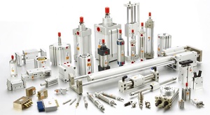 Cylindre pneumatique à double effet à course réglable série ISO 6431 SI, cylindre à piston standard en aluminium - Product Image 6