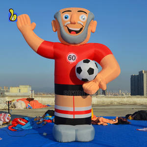 <span class=keywords><strong>Muñeco</strong></span> Inflable Gigante de Abraham Deportista con Balón de Fútbol para los Países Bajos - Product Image 2