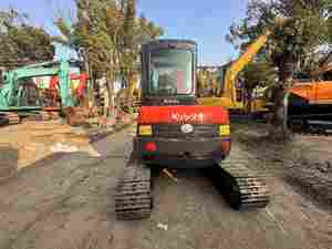 Miniexcavadora Kubota U55 Usada 100% Japonesa en Venta, Buen Estado, Buen Precio, Peso Operativo de 5 Toneladas, Componentes Principales Incluidos - Product Image 5