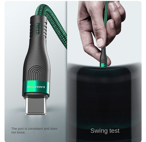 Cable USB <span class=keywords><strong>de</strong></span> Carga Rápida <span class=keywords><strong>de</strong></span> 100 W, Tipo C a C, Cable <span class=keywords><strong>de</strong></span> Datos <span class=keywords><strong>de</strong></span> Carga Rápida <span class=keywords><strong>de</strong></span> 2 m, Cable Premium - Product Image 5