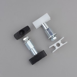 Glissières de porte d'ascenseur ThyssenKrupp S200 en métal, hauteur 35 mm, pour portes de hall, usage construction - Product Image 3