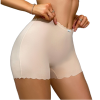 Culottes sexy à séchage rapide pour femmes, culottes boxer d'été fraîches sans coutures, slips boxer respirants et extensibles, culottes boyshort en soie glacée pour femmes