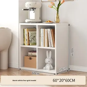 Per la casa pratico scaffale per bambini bianco creativo mini angolo libreria in legno arredamento e giocattolo per bambini - Product Image 6
