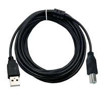 Cable USB para Impresora 2.0/20, USB-A Macho a Tipo B Macho, Cable para Impresora de Códigos de Barras