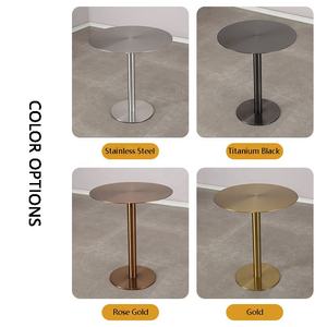 طاولة من الفولاذ المقاوم للصدأ في الهواء الطلق بتصميم بسيط - Product Image 2