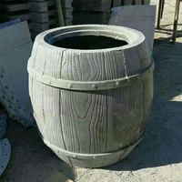 Moules en plastique ABS pour jardinières rondes en béton ou en bois