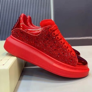 Zapatos de Diseñador de Lujo para Hombre y Mujer, Zapatillas de Plataforma a la Moda, Color Degradado Brillante, Cordones Retro, Zapatos Casuales para Caminar - Product Image 4