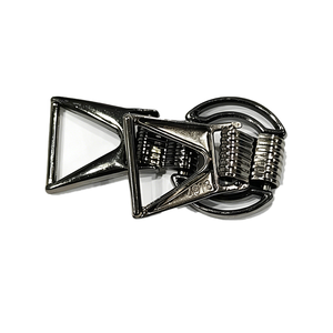 Hebilla de Metal Tejida con Acabado Gunmetal Ecológico de Aleación de Hierro y Zinc, Directo de Fábrica, para Mocasines de Hombre - Product Image 4