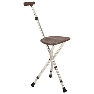 Portable Telescopic Triad <b>Stick</b> for Elderly Hiking Cane Stool with <b>Seat</b> Outdoor Support Walkin Stool for Elderly - Product Image 6