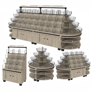 Sáng tạo kim loại kẹo kệ trưng bày Vòng Snack đứng giải trí thực phẩm lưu trữ tủ trưng bày cho siêu thị cửa hàng bán lẻ - Product Image 6