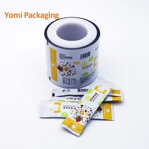 Custom Cereal Granola Bar Wrappers Chocolate Energy Whey Protein Bar Packaging Sachets Food Packaging Plastic Roll Film