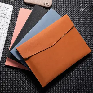 Business Office Essential Hot A4 Can Be Customized Leather File Bag Business Document Bag Bill Storage Bag