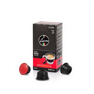 Capsules de café italiennes jetables Leoni DG compatibles, résistantes à la chaleur, écologiques, en plastique, avec barrière à l'oxygène, 30 CC, couvercles K-Cups - Product Image 1
