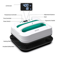 Presse à chaud automatique compacte HP3 pour artisanat de perles DIY, machine de transfert thermique format A4, garantie 1 an