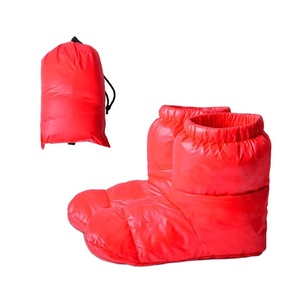 Outdoors Camping <strong>Slippers</strong> Warm Booty Socks for Sleeping Bag Indoors Warm Boots <strong>Men</strong> Women Winter Duck <strong>Down</strong> Booties <strong>Slipper</strong> - Product Image 1