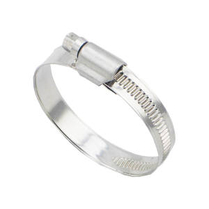 304 Roestvrijstalen Mariene Worm Aandrijving Duitse Type Bevestigingsmiddel Keel-Down Slangklem - Product Image 6