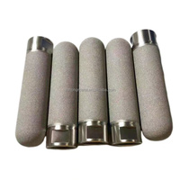 Filtration d'air 0.2 0.25 0.5 1 2 5 10 micron en acier inoxydable 316 diffuseur de gaz poreux fritté ss sparger