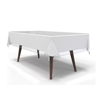 Couverture de table essuyable imperméable et résistante aux taches pour tables à manger
