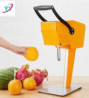 Ecologische gemotoriseerde sinaasappelsapmachine, hoge productiviteit, roestvrijstalen mes, 24V, voorraad, fruit- en groentegereedschap