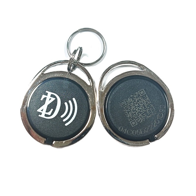 High-end Metal Good Quality Rewritable 125KHz T5577 Key Fob RFID Smart Tag for Access