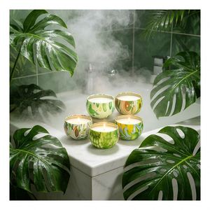 Coffret Cadeau de Bougies de Voyage en Boîte Métallique – Mélange de Soja Aromatique Portable – Promotion Boutique de Fêtes – Sélection de Souvenirs et d'Expositions - Product Image 3