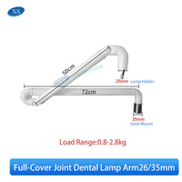 Bras de lampe dentaire en alliage d'aluminium, pièce de rechange pour lampe chirurgicale sans ombre, compatible avec toutes les marques de fauteuils dentaires