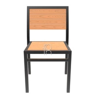 Chaises extérieures de restaurant de cadre en métal de conception simple pour le café pour la décoration de café