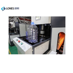 Machine de fabrication de bouteilles de 5 gallons manuelle sûre et de grande qualité LS-B20L semi-automatique pour les bouteilles d'eau PET de <span class=keywords><strong>5L</strong></span> à 22L - Product Image 5