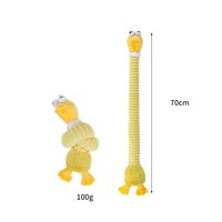 Jouets pour animaux de compagnie en gros Nouveaux jouets interactifs pour chiens à long cou résistants à l'usure à mâcher à presser avec son interactif pour animaux de compagnie ennuyeux