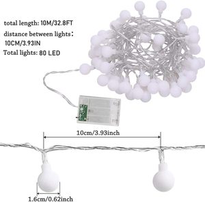Bán buôn LED Dây đèn ngoài trời trang trí chiếu sáng cho trẻ em phòng Patio kỳ nghỉ Đảng giáng sinh - Product Image 5