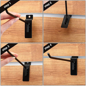 Gancho metálico para exhibición en supermercados, gancho colgante para panel perforado, precios al por mayor a bajo costo. - Product Image 4