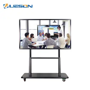 Profesional 55 86 100 Inch Multi Layar Sentuh Interaktif Smart Board LCD Display Papan Tulis Interaktif Produsen