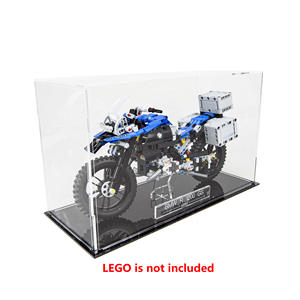 Vitrine acrylique transparente de protection UV personnalisée pour <span class=keywords><strong>LEGO</strong></span> BMW R 1200 GS Adventure 42063 - Product Image 2