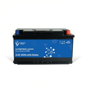 Batería Ultimatron LiFePO4 12.8V 100Ah con BMS Inteligente Bluetooth y Calentador - Product Image 3