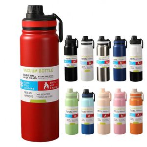 Bouteille d'eau isotherme en acier inoxydable à double paroi avec infuseur à thé et filtre, 600 ml, 800 ml, 20 oz, pour consommation directe, personnalisable avec logo, vente en gros - Product Image 2