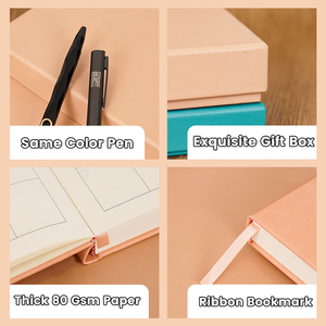 Hộp Quà Tặng Bút biểu tượng tùy chỉnh A5 bìa cứng PU da kế hoạch tùy chỉnh máy tính xách tay - Product Image 3