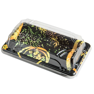Plastic Sushi Packaging Box Sushi Take Out Container Sushi Packing Tray