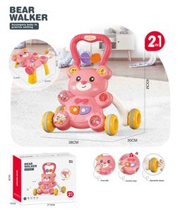 Juguete Educativo para Bebés y Niños Pequeños, Rompecabezas, Entrenamiento, Fitness, Deportes, Carrito de Bebé, Juguetes para Automóvil, Teclado Electrónico, Oso, Andador para Bebés - Product Image 2