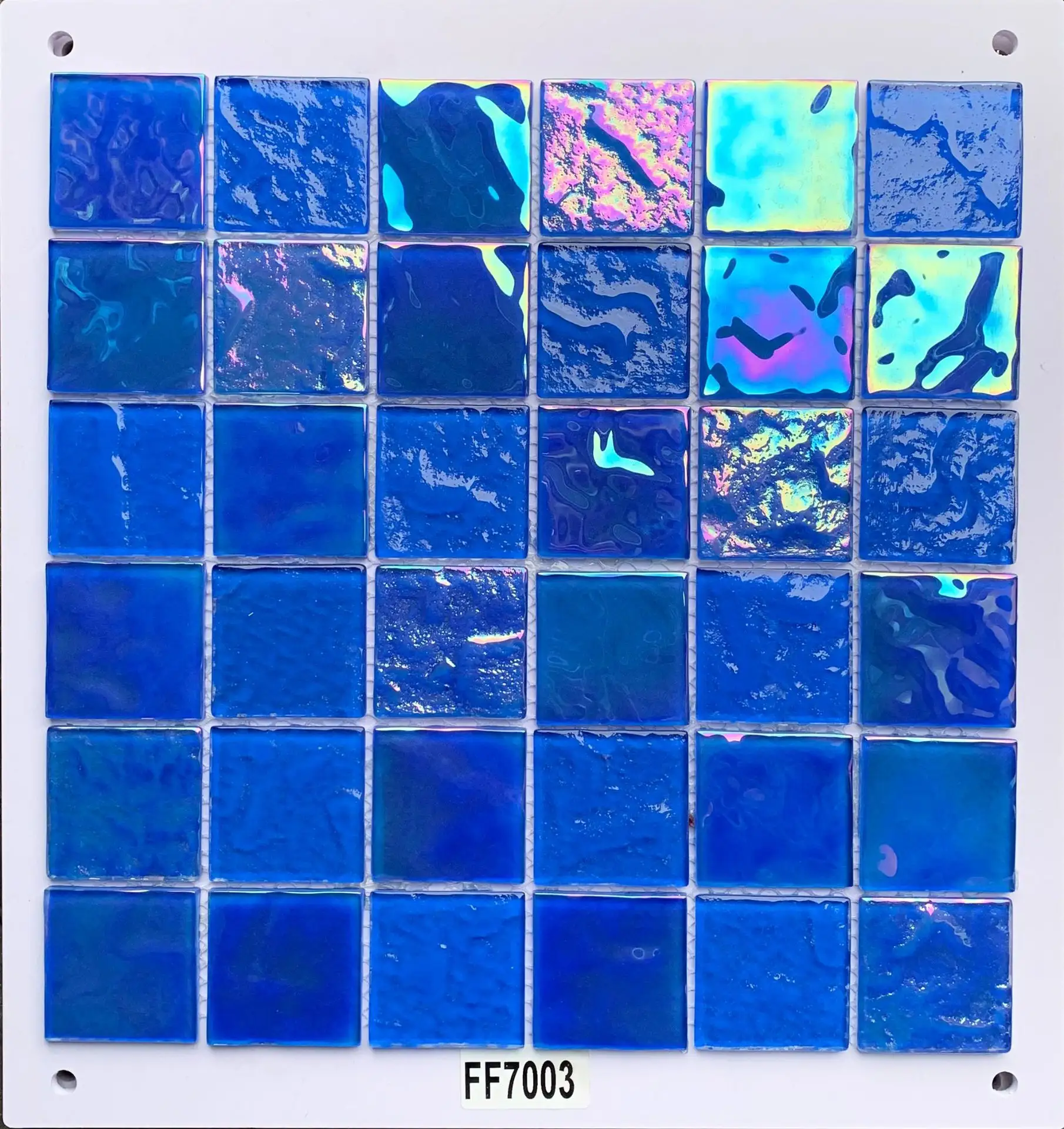Azulejo de mosaico de vidro colorido para piscina ou decoração de banheiro