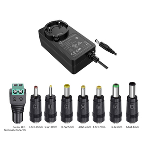 หัวปลั๊กชาร์จเปลี่ยนได้หลายหัวปลั๊กเสียบสำหรับไฟ LED 36W 5V 9V 12V 15V 19V 24V 36V อะแดปเตอร์แปลงไฟ AC DC - Product Image 5