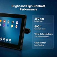Pantalla Publicitaria para Taxi Android de 10.1 Pulgadas con 3G/4G/wifi y GPS, Pantalla de TV para Autobús, Pantalla para Respaldo de Asiento, Señalización Digital para Vehículos