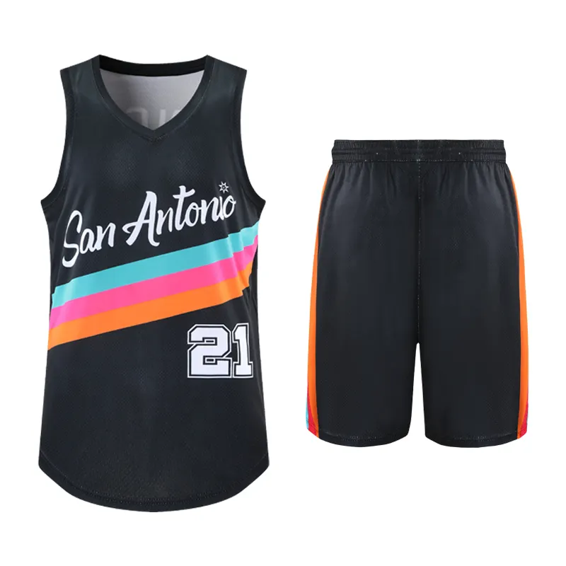 Atacado barato moda equipe de basquete terno subolmação dos homens uniforme de basquete logotipo personalizado