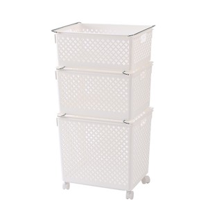 Children's Toy Storage <b>Basket</b> <b>Large</b> Capacity Stackable Rectangle With Handle For Baby Room Organization - Product Image 5